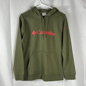 NWOT Columbia Olive Green Hoodie Front Pocket Comfy Sz M